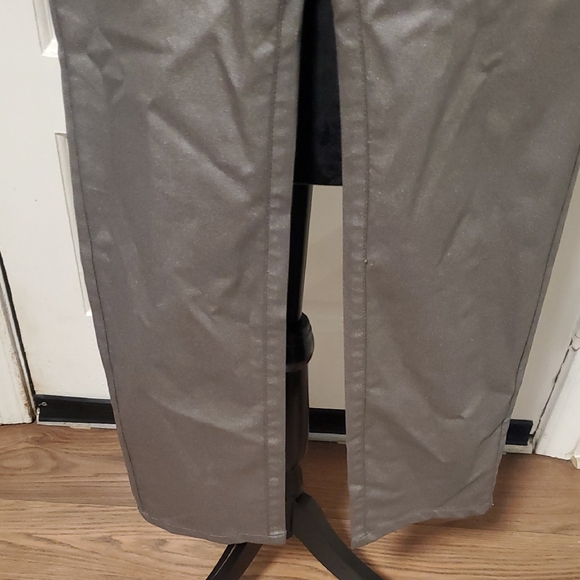 Lafayette 148 New York Shimmering Gray Straight Leg Pants - Picture 5 of 8